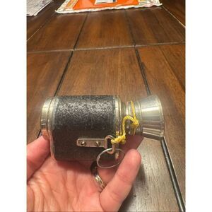 Vintage High Power Monocular Telescope Pocket Scope Leather Covered Optic
